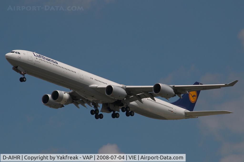 D-AIHR, 2007 Airbus A340-642 C/N 794, Lufthansa Airbus 340-600