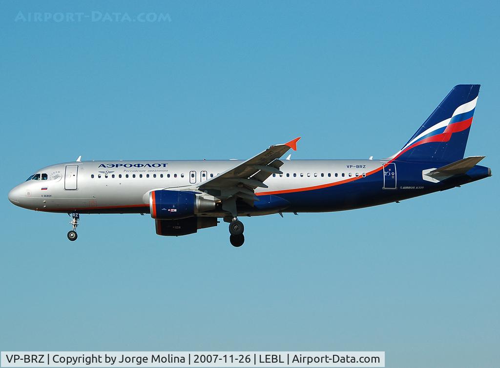 VP-BRZ, 2007 Airbus A320-214 C/N 3157, 