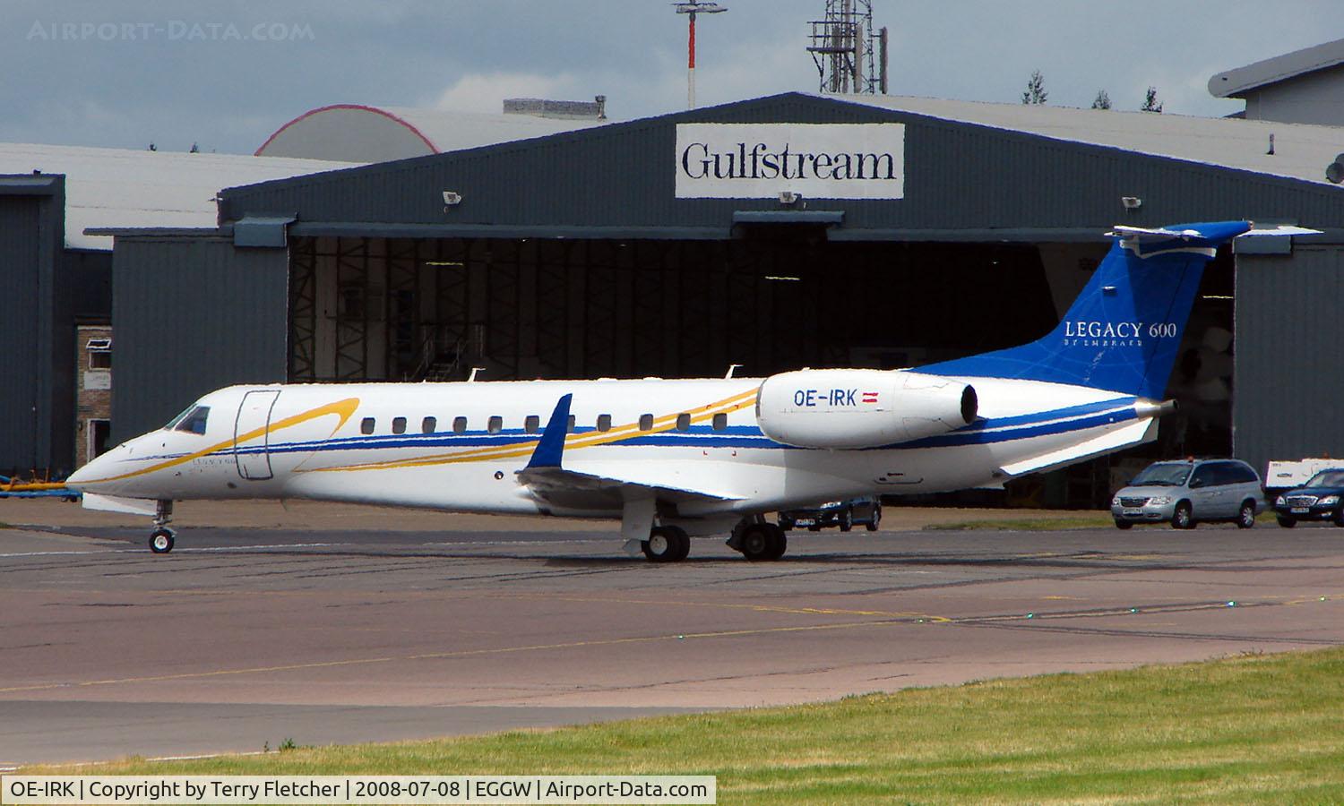 OE-IRK, 2005 Embraer EMB-135BJ Legacy 600 C/N 14500916, Jet Alliance's Legacy at Luton