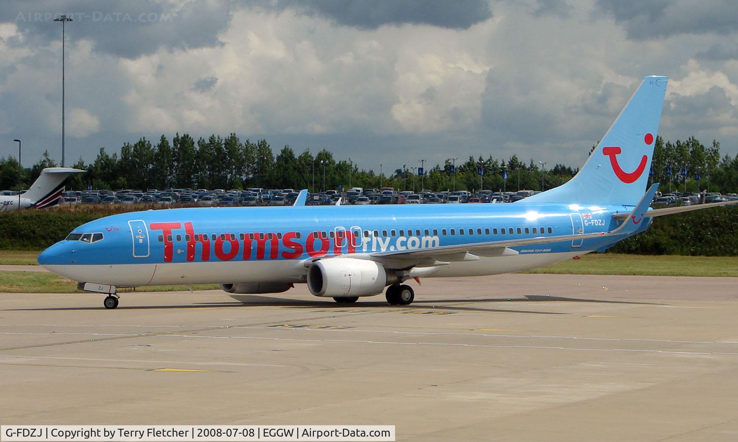 G-FDZJ, 2007 Boeing 737-8K5 C/N 34690, Leased in from the German leg of TUI