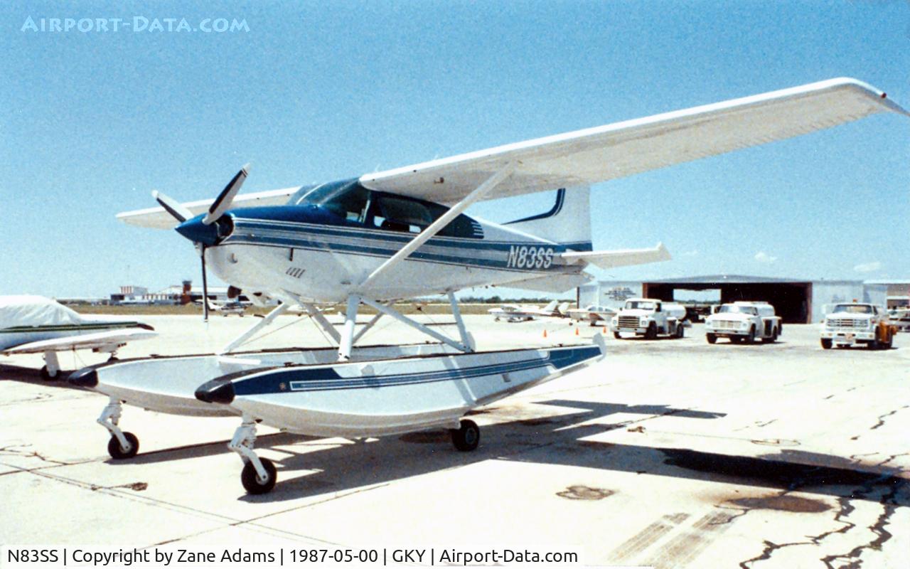 N83SS, 1973 Cessna A185F Skywagon 185 C/N 18502166, At Arlington Municipal