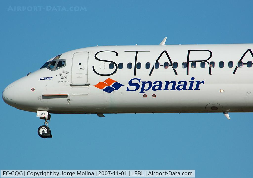 EC-GQG, 1988 McDonnell Douglas MD-83 (DC-9-83) C/N 49577, 