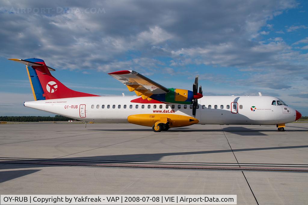 OY-RUB, 1992 ATR 72-202 C/N 301, Danish Air Transport ATR72