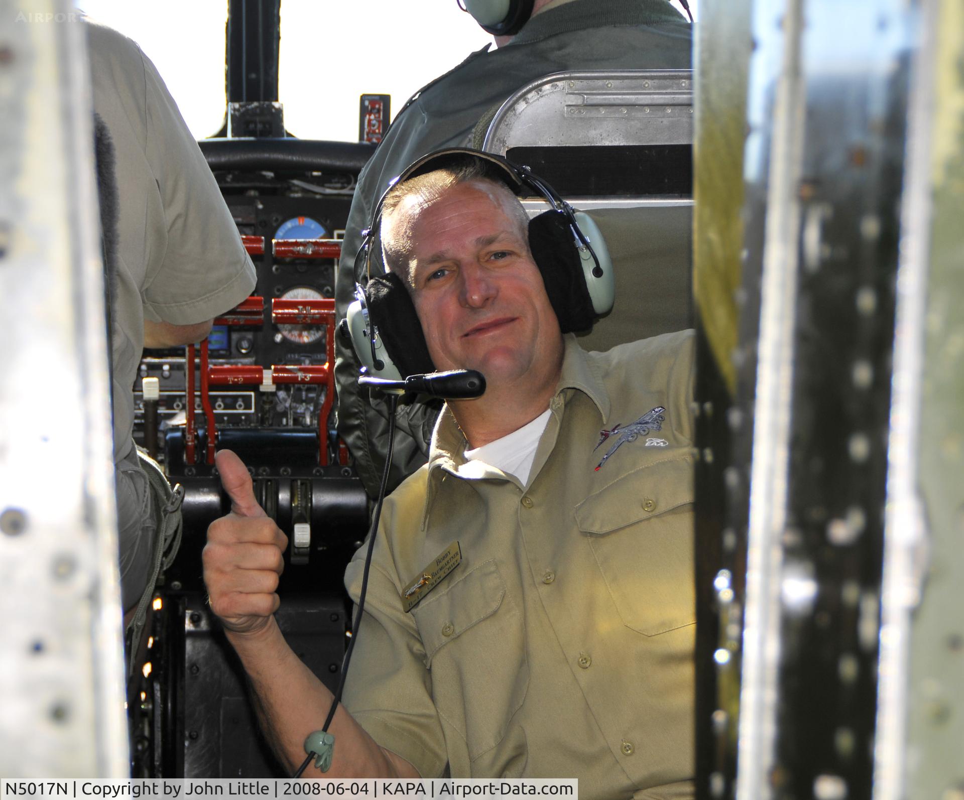 N5017N, 1944 Lockheed/Vega (Boeing) B-17G-105-VE Flying Fortress C/N 8649, This was our Gunny, Bobby Baumgartner...great guy, serious when necessary but fun when it was time. Thanks Gunny for all your help