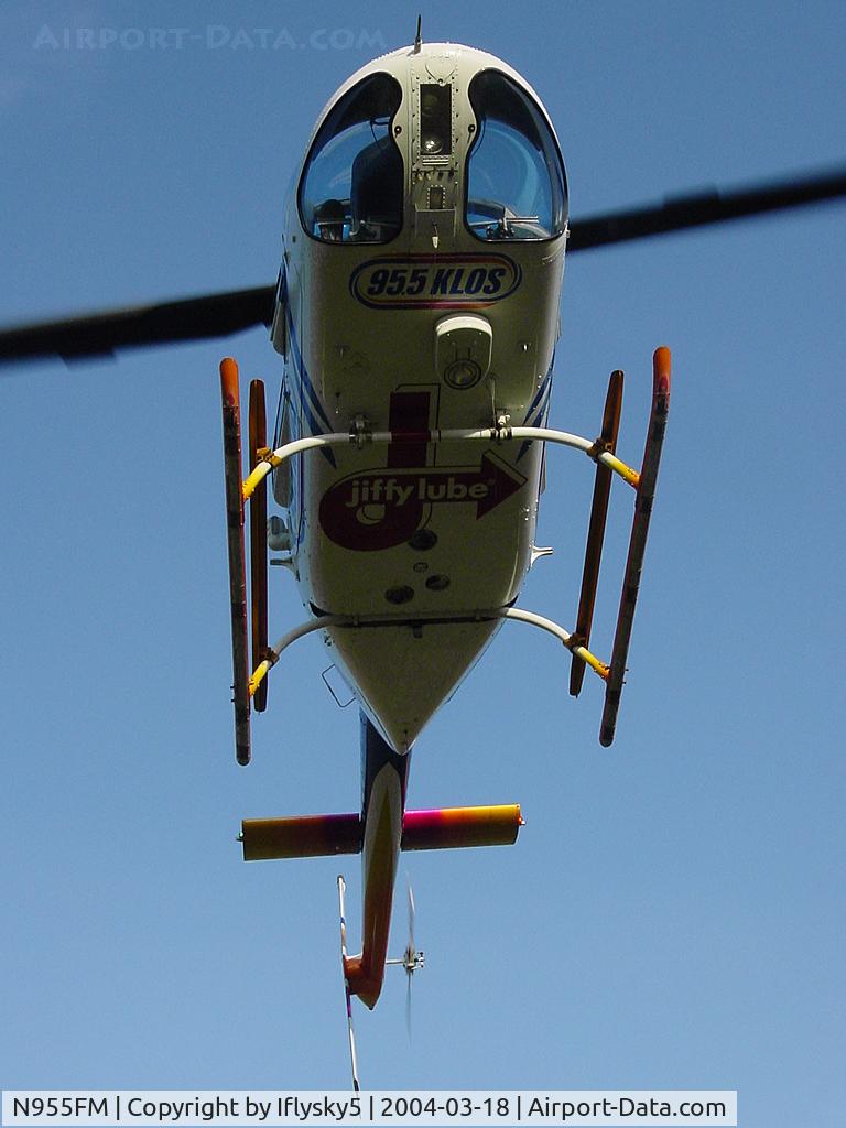 N955FM, 1979 Bell 206B JetRanger C/N 2639, N955FM KLOS Bell 206 BIII up close and personal