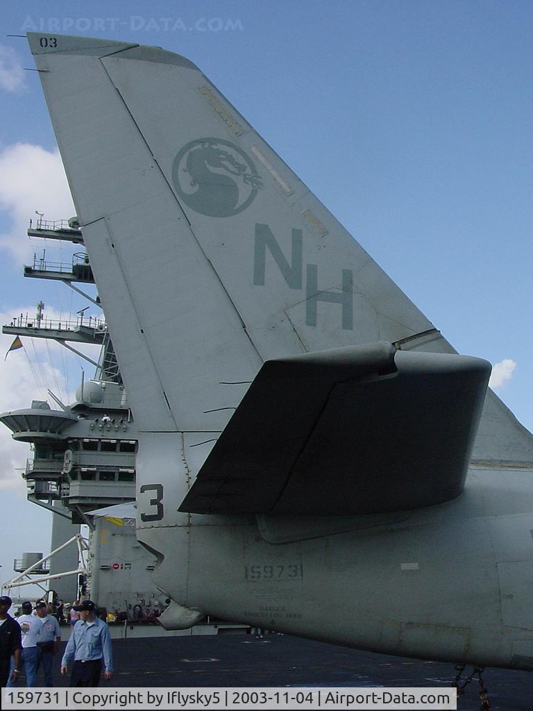 159731, Lockheed S-3B Viking C/N 394A-1060, USN S-3B squadron bird tail