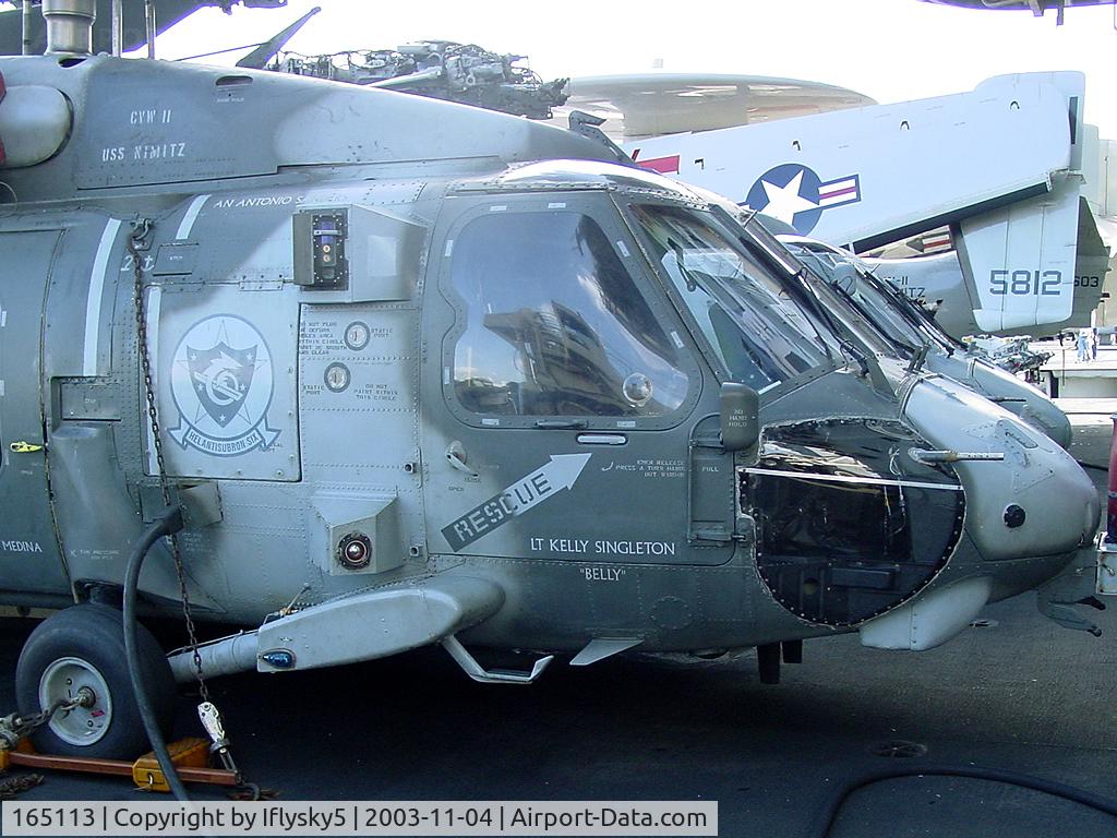 165113, Sikorsky HH-60H Rescue Hawk C/N 70-1951, USN SH-60 HS-6 camo paint
