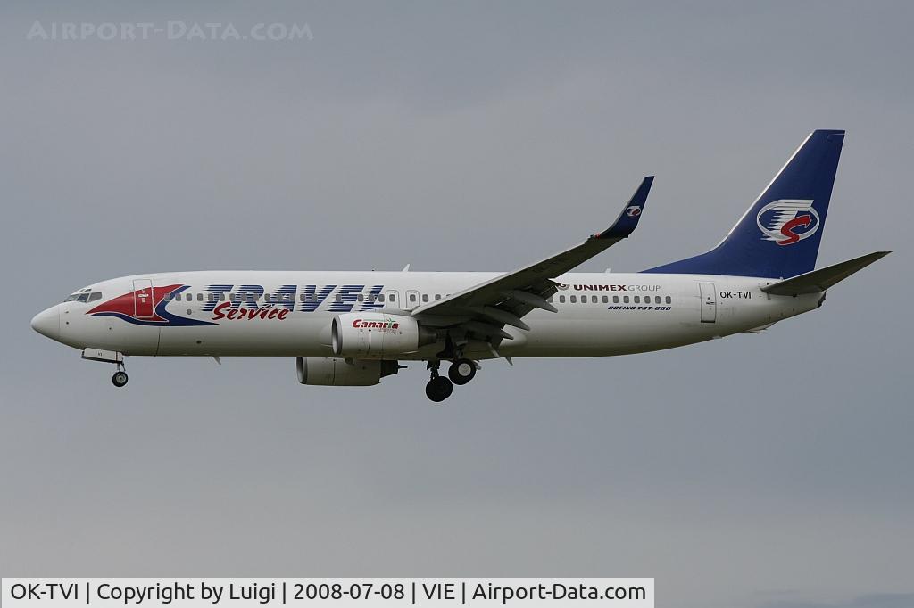 OK-TVI, 2004 Boeing 737-86Q C/N 30294, Travel Express 737-800