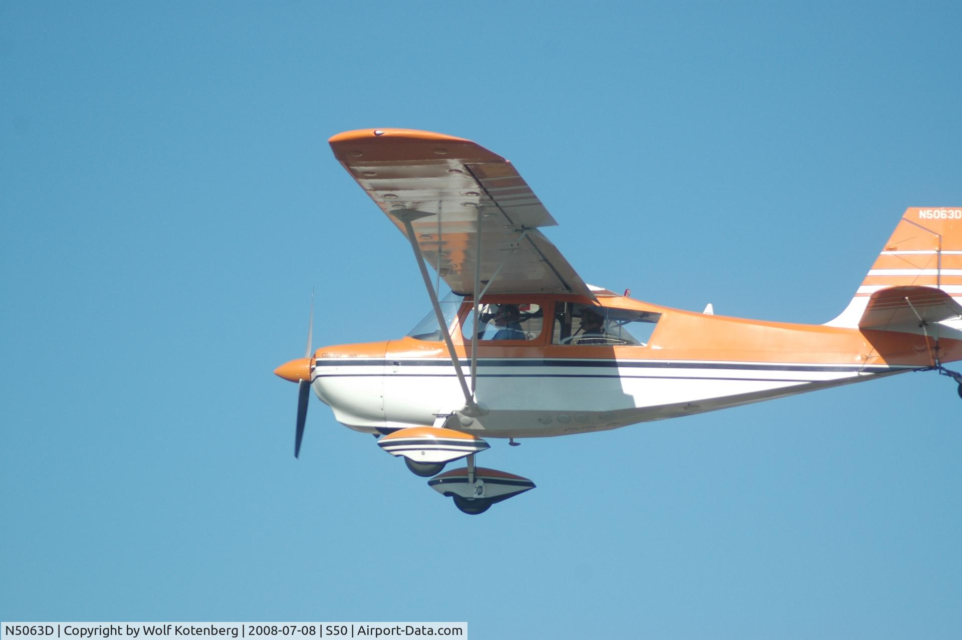 N5063D, 1979 Bellanca 7GCBC C/N 1188-80, seconds from touchdown