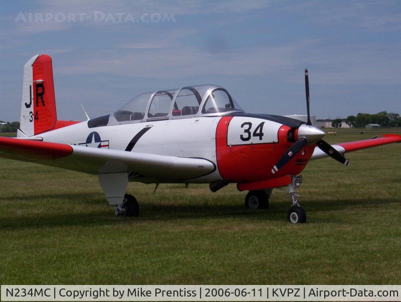 N234MC, 1956 Beech D-45 Mentor C/N BG-411, T-34B Mentor