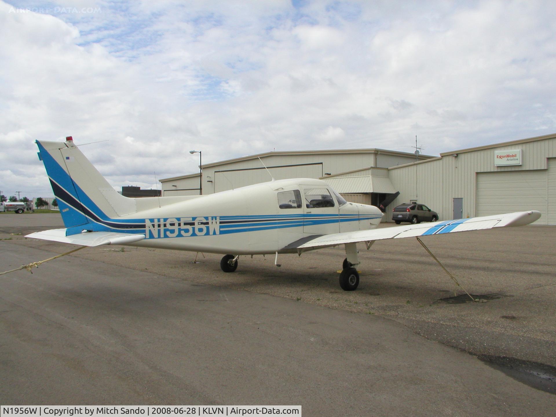 N1956W, 1973 Beech B19 Sport 150 C/N MB-620, Parked on the ramp at Airlake.
