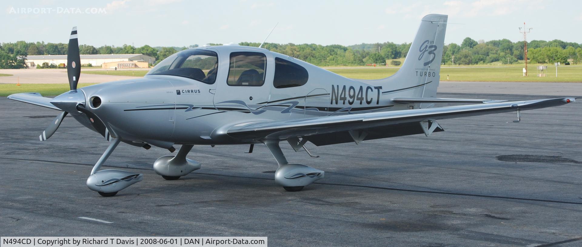 N494CD, 2003 Cirrus SR22 G3 GTS Turbo C/N 0494, 2003 Cirrus SR 22 in Danville Va.