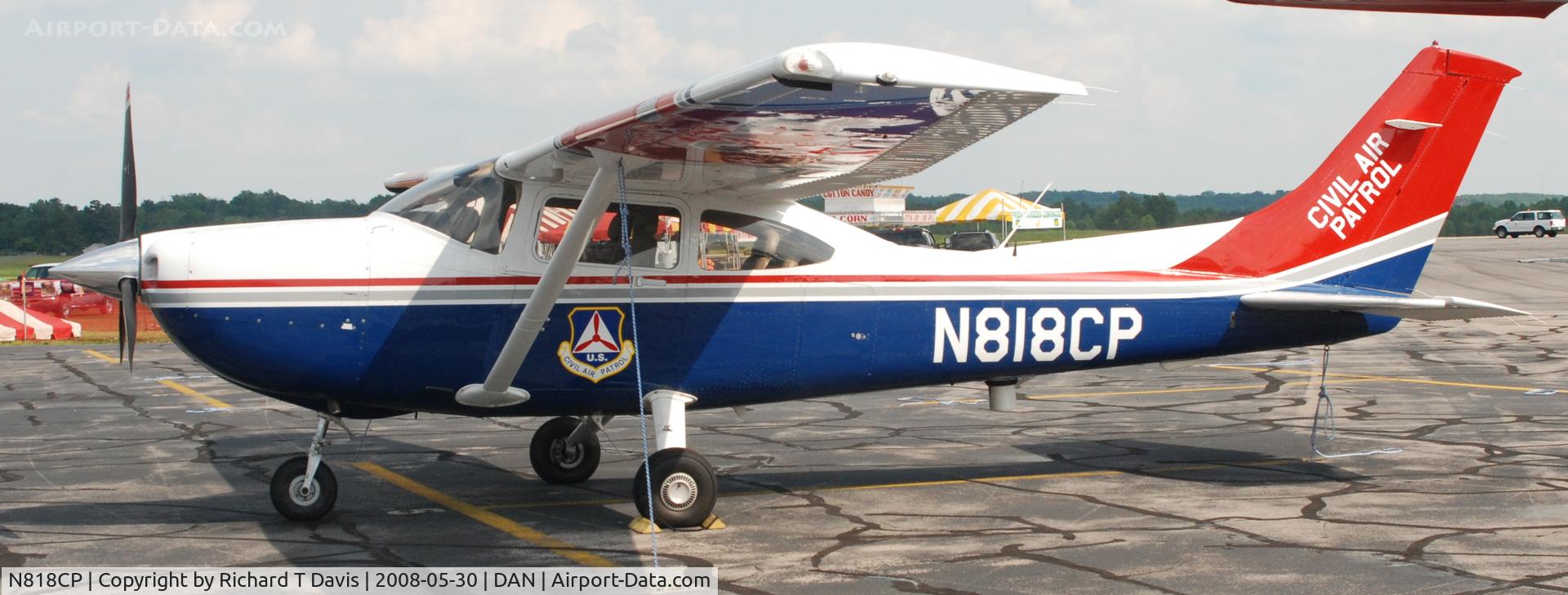 N818CP, 2003 Cessna 182T Skylane C/N 18281258, Civil Air Patrol 2003 Cessna 182T in Danville Va.