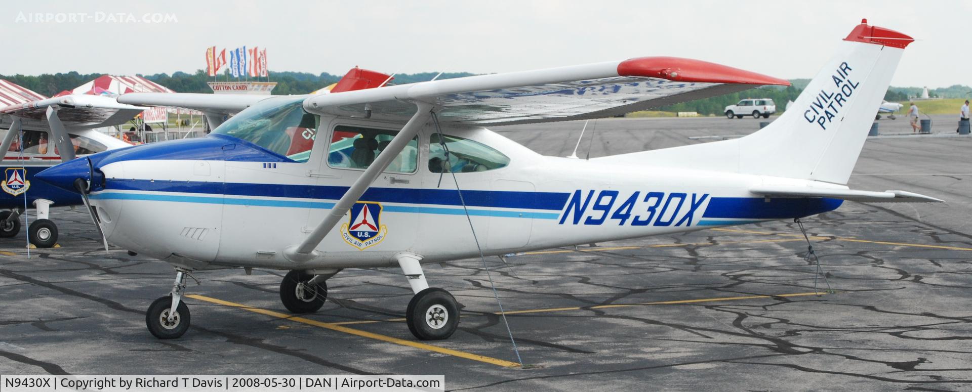 N9430X, 1985 Cessna 182R Skylane C/N 18268522, Civil Air Patrol 1985 Cessna 182R in Danville Va.