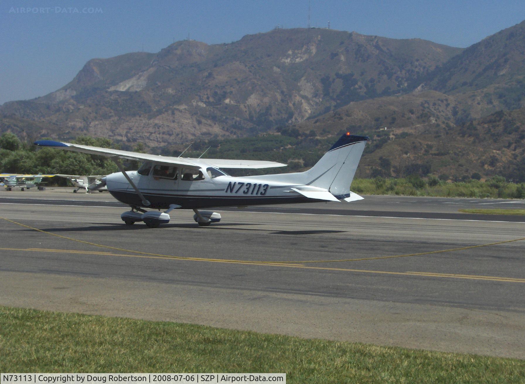 N73113, 1976 Cessna 172M C/N 17267269, 1976 Cessna 172M, Lycoming O-320-E2D 150 Hp, taxi