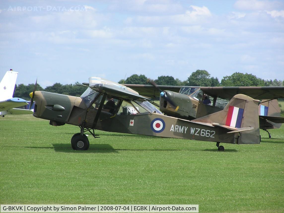 G-BKVK, 1954 Auster AOP.9 C/N AUS/10/2, Auster from Devon visiting Sywell