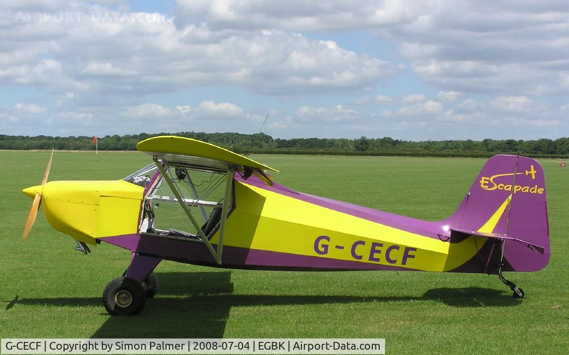 G-CECF, 2006 Just Aircraft Escapade Jabiru (3) C/N BMAA/HB/496, Escapade at Sywell