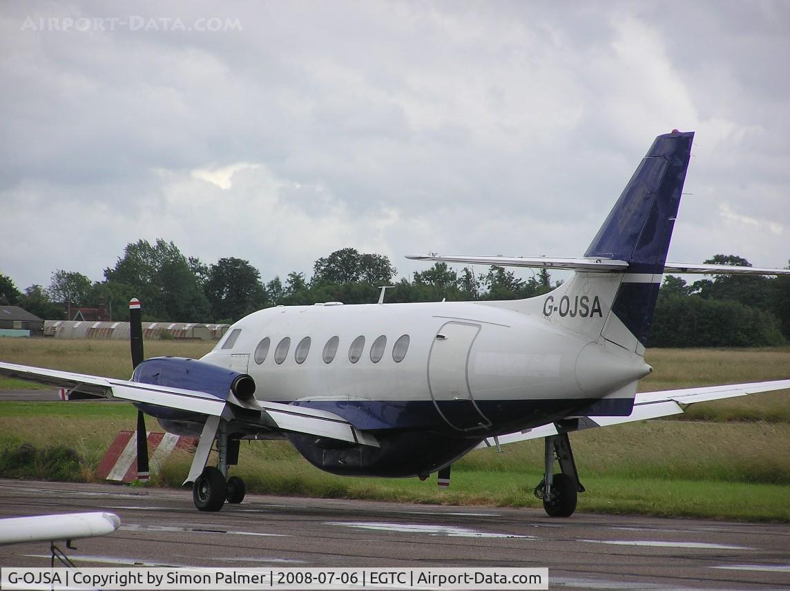 G-OJSA, 1986 British Aerospace BAe-3101 Jetstream 31 C/N 711, Jetstream at Cranfield
