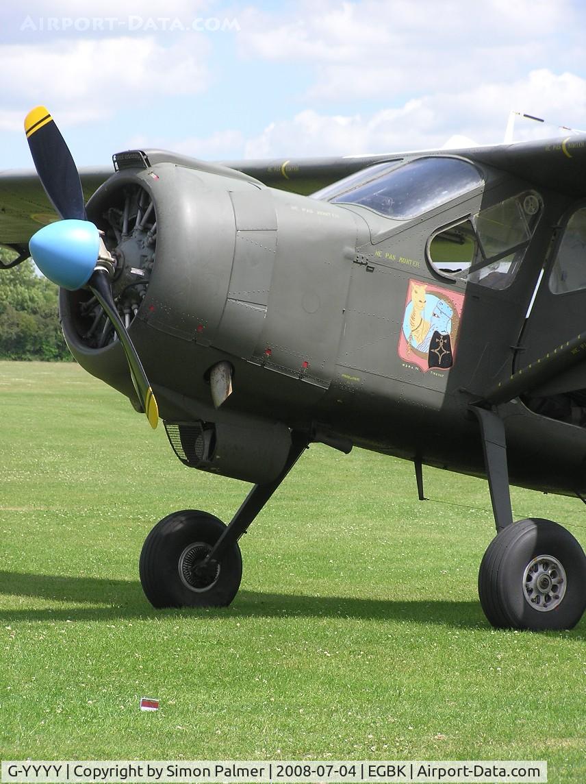G-YYYY, 1960 Max Holste MH-1521C-1 Broussard C/N 208, Broussard from Devon visiting Sywell