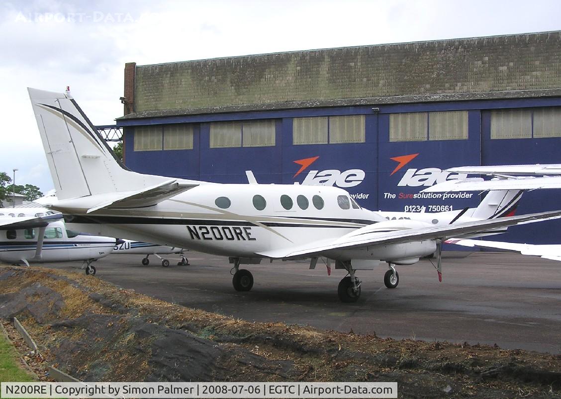 N200RE, 1975 Beech E90 King Air C/N LW-164, King Air at Cranfield