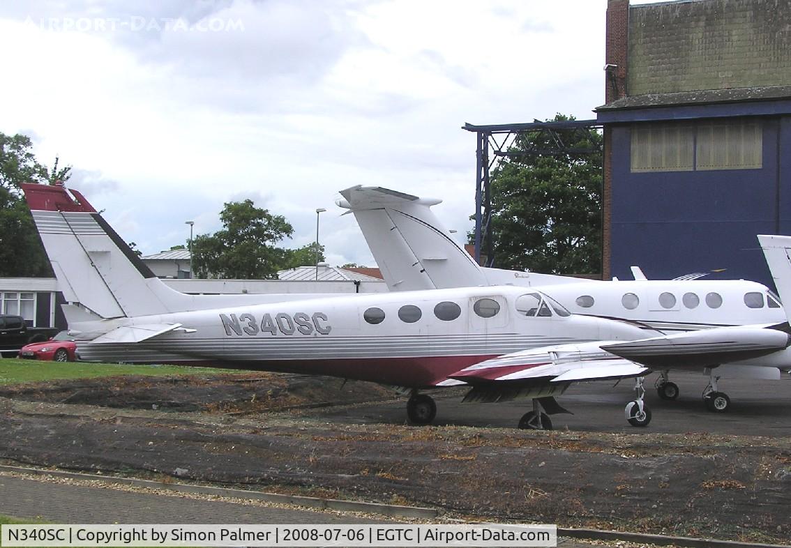 N340SC, 1974 Cessna 340 C/N 340-0363, Cessna 340 at Cranfield