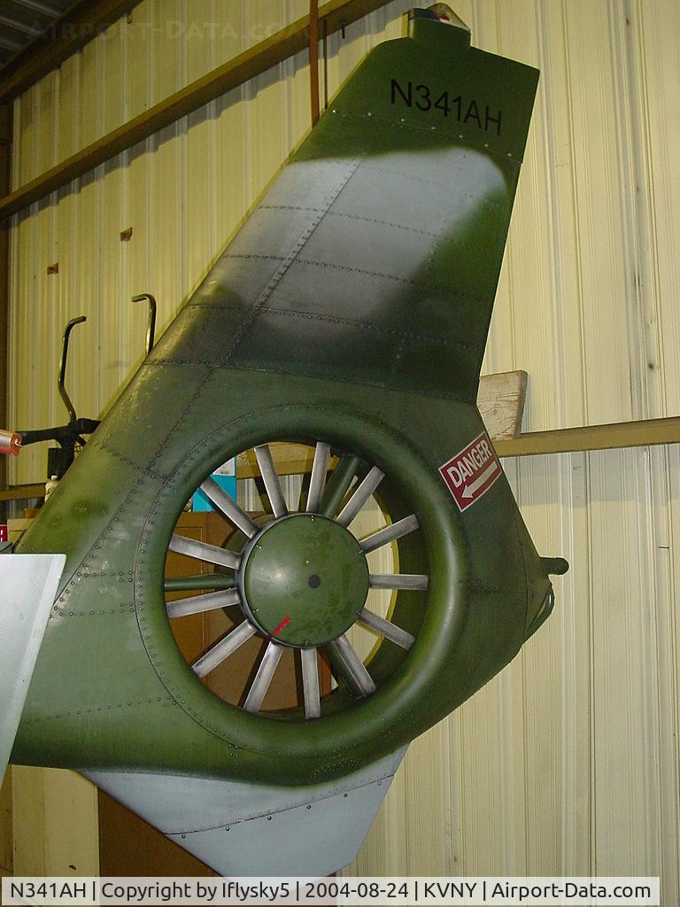 N341AH, 1984 Westland SA-341B Gazelle AH1 C/N 1208, N341AH Westland Gazelle AH.MK1 tail study