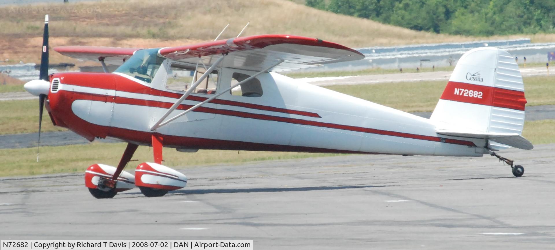 N72682, 1946 Cessna 120 C/N 9858, 1946 Cessna 120 in Danville Va.