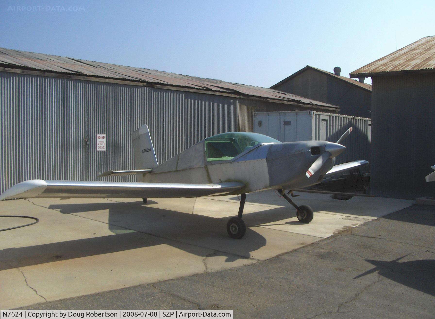 N7624, 2007 Mensing Wm H BT2 C/N 2, 2007 Mensing BT2, Continental O-200 100 Hp