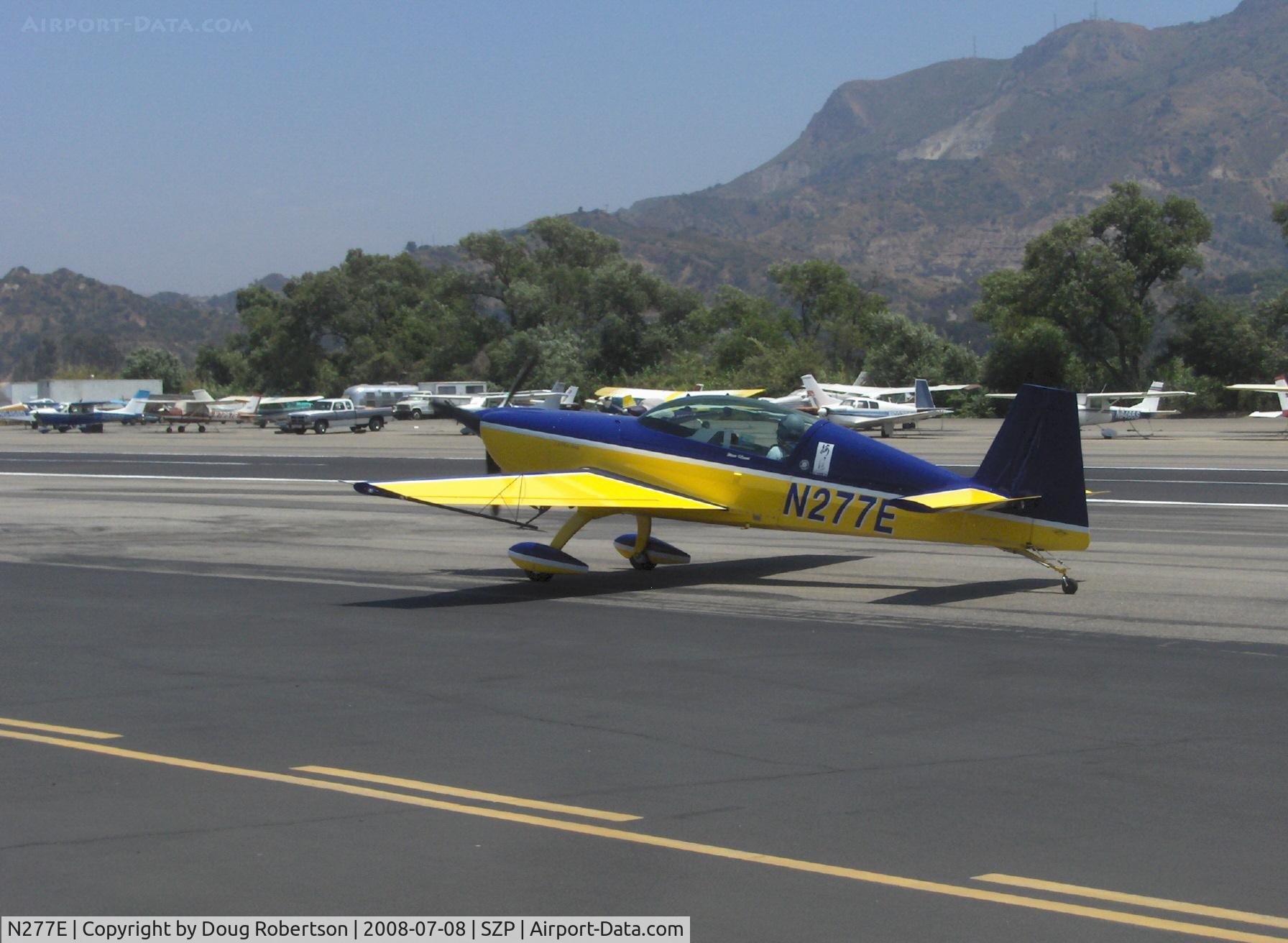N277E, 2008 Extra EA-300/L C/N 1277, 2008 Walter EXTRA EA 300L, Lycoming AEIO-540-L1B5 300 Hp, taxi