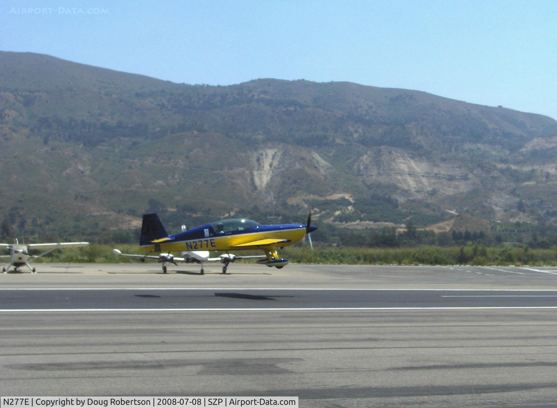 N277E, 2008 Extra EA-300/L C/N 1277, 2008 Walter EXTRA EA 300L, Lycoming AEIO-540-L1B5 300 Hp, takeoff climb Rwy 22