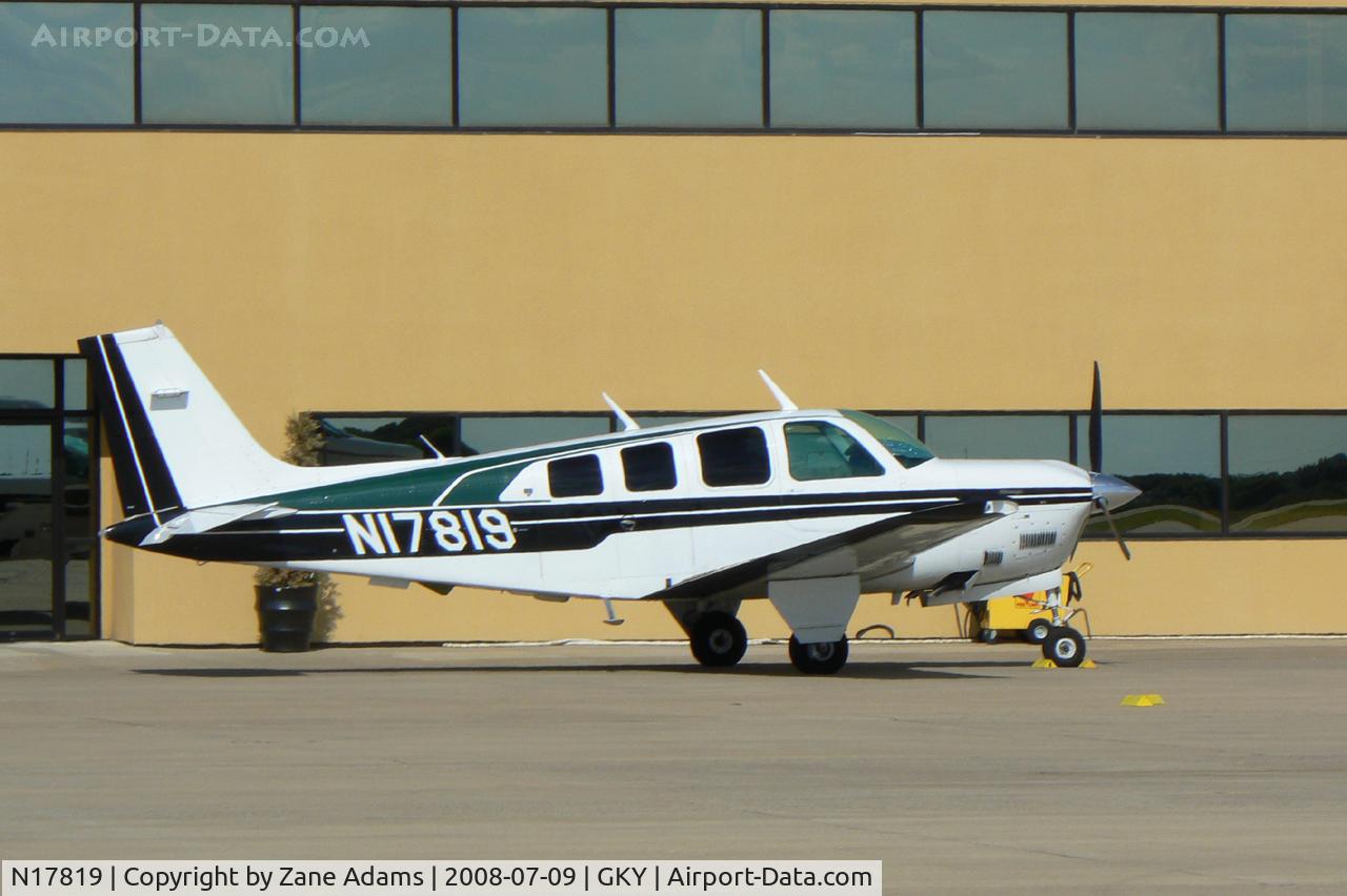 N17819, 1977 Beech A36 Bonanza 36 C/N E-1035, At Arlington Municipal