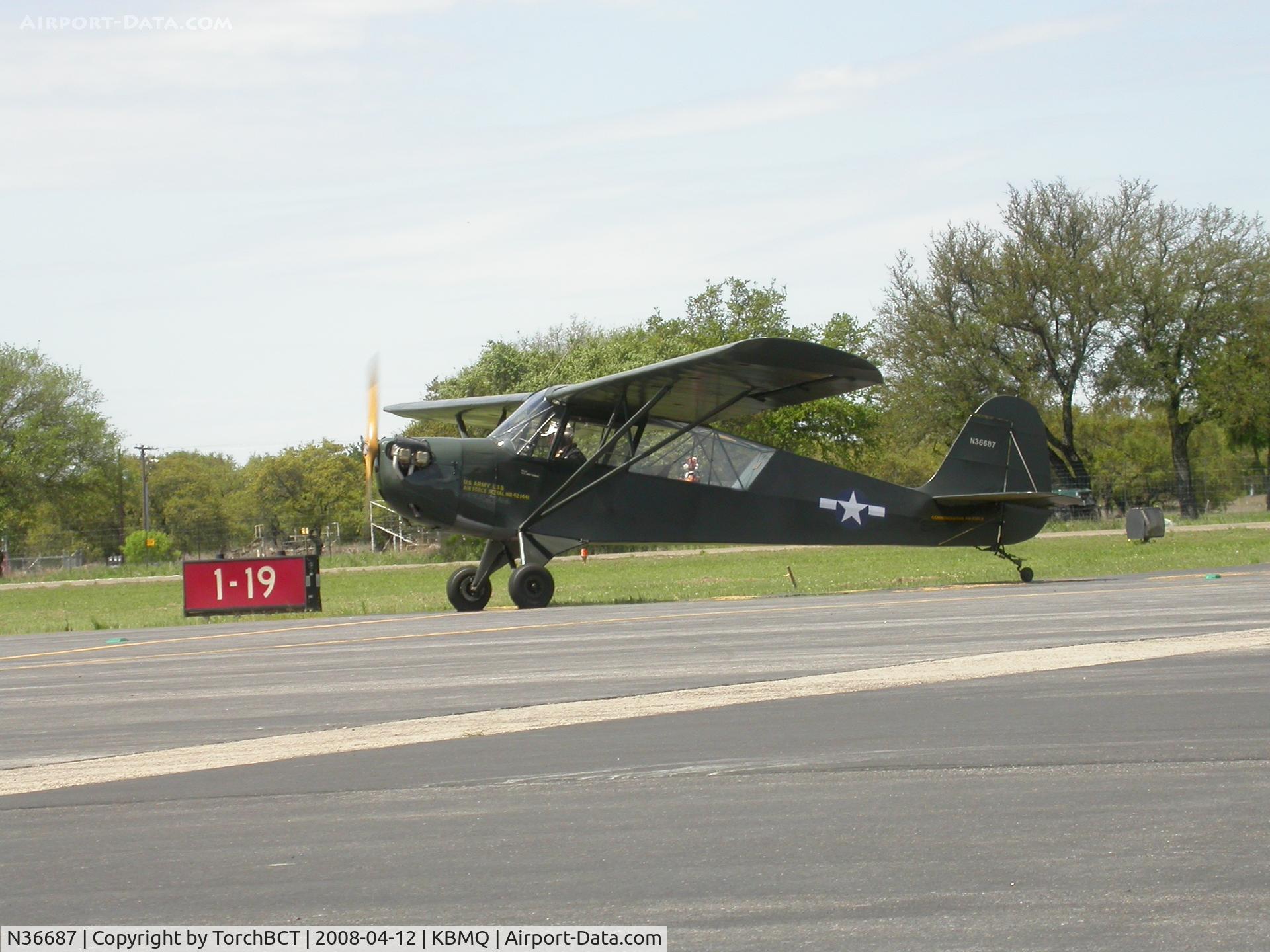 N36687, 1941 Aeronca 65-TAC C/N L1441TA, L-3B at BMQ