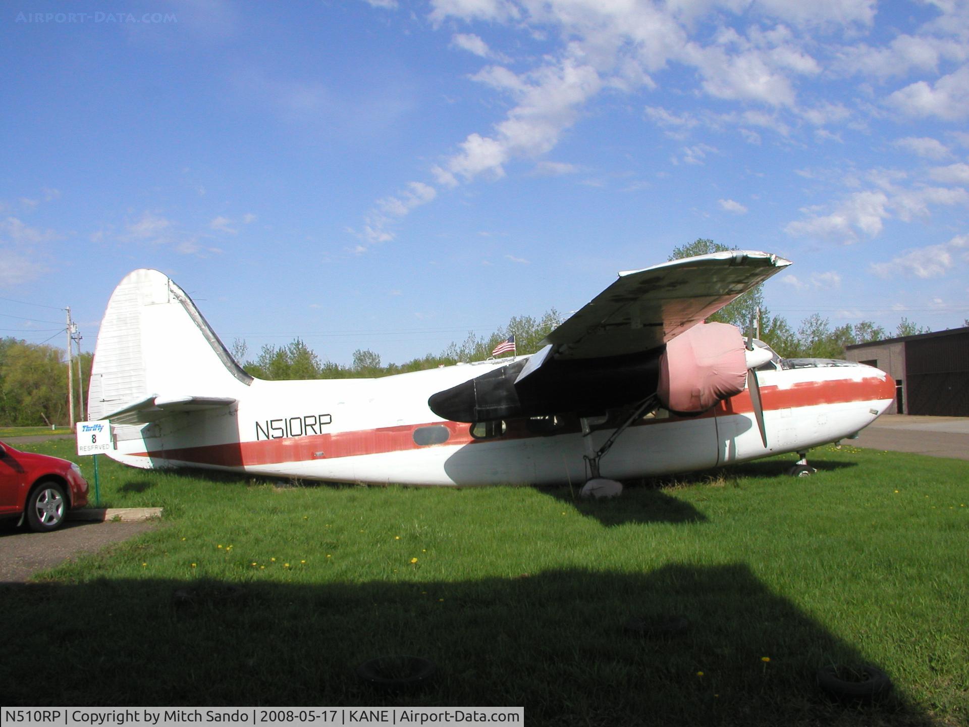 N510RP, 1954 Hunting Percival P-66 Pembroke C51 C/N P66-0029, Parked at Anoka County.