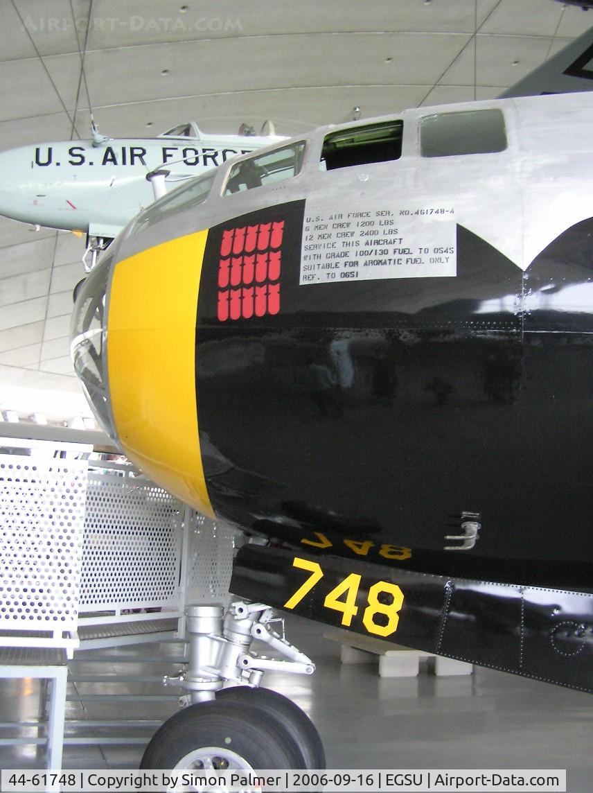 44-61748, 1945 Boeing B-29A Superfortress C/N 11225, Nose detail of B-29 at Duxford