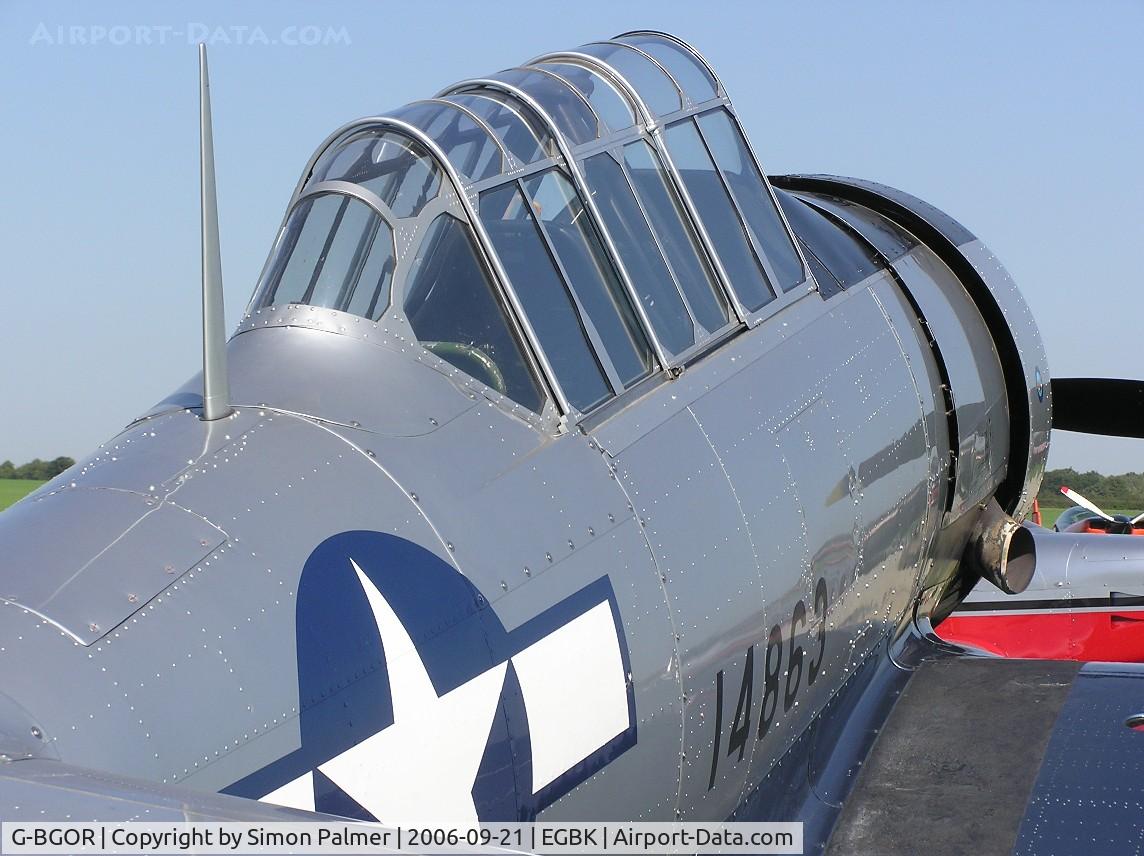 G-BGOR, 1942 North American AT-6D Harvard III C/N 88-14880 (41-33908), AT-6D at Sywell