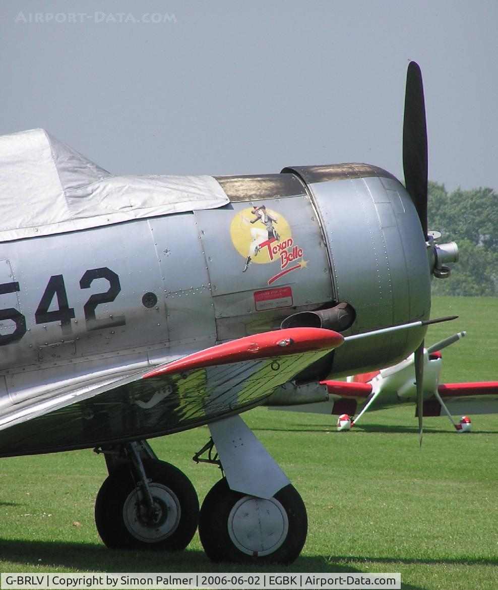 G-BRLV, 1954 Canadian Car & Foundry T-6 Harvard Mk.4 C/N CCF4-194, Harvard at Sywell