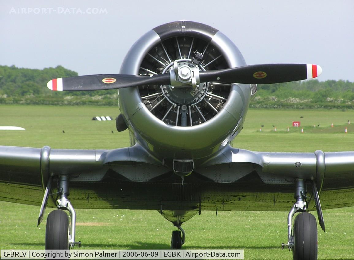 G-BRLV, 1954 Canadian Car & Foundry T-6 Harvard Mk.4 C/N CCF4-194, Harvard at Sywell