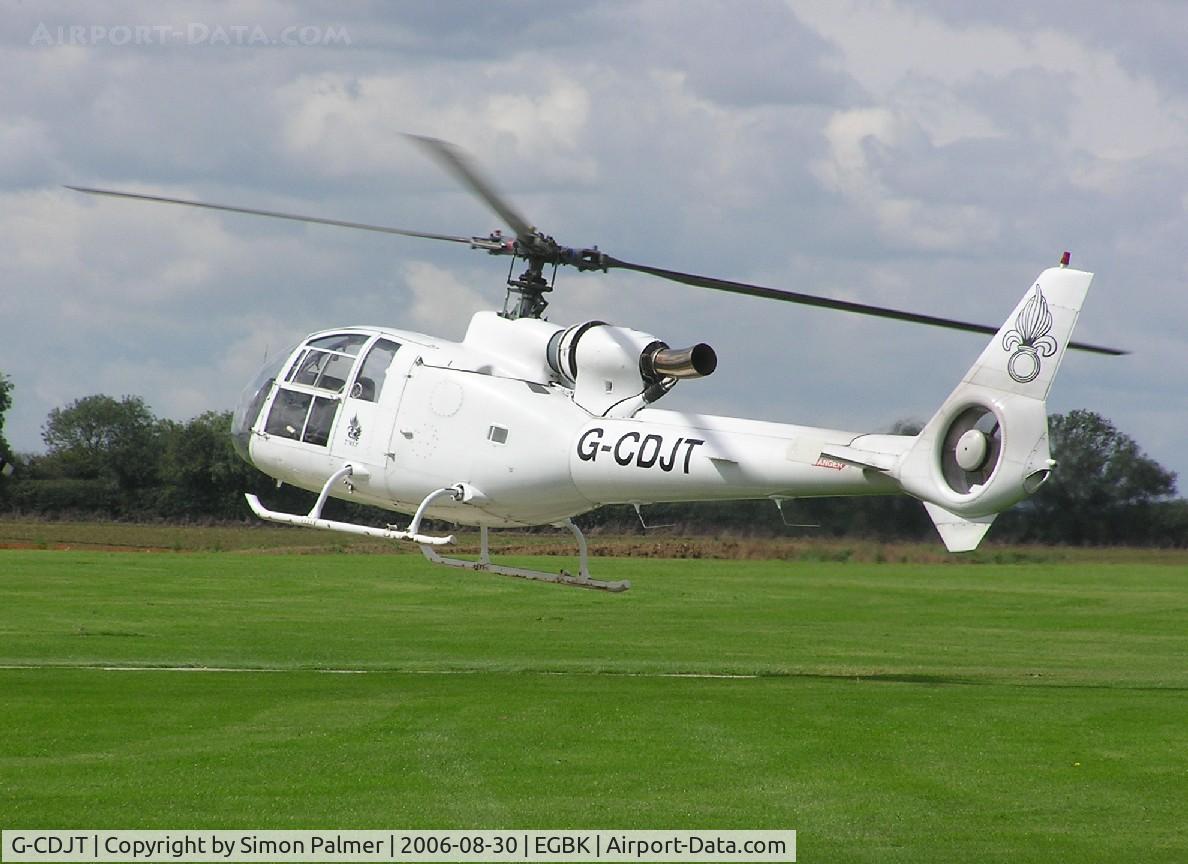G-CDJT, 1978 Aerospatiale SA-341G Gazelle C/N 1509, Gazelle at Sywell