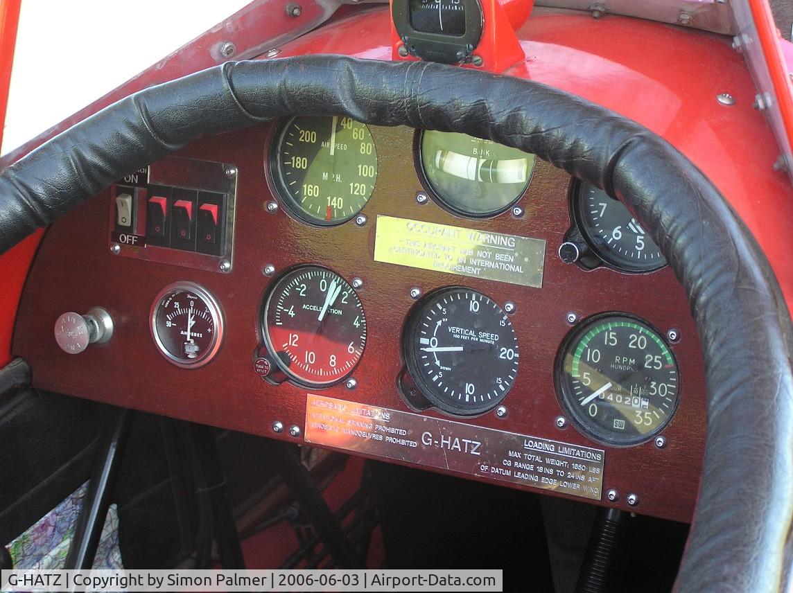 G-HATZ, 1981 Hatz CB-1 C/N 17, Hatz cockpit