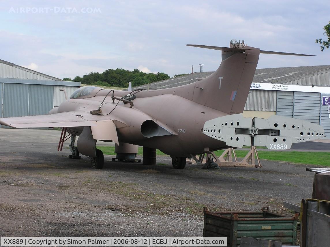 XX889, 1974 Hawker Siddeley Buccaneer S.2B C/N B3-05-73, Buccaneer at Staverton