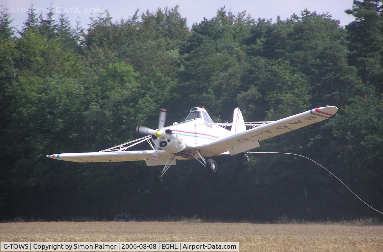 G-TOWS, 1969 Piper PA-25-260 Pawnee C/N 25-4853, Pawnee landing after aerotow
