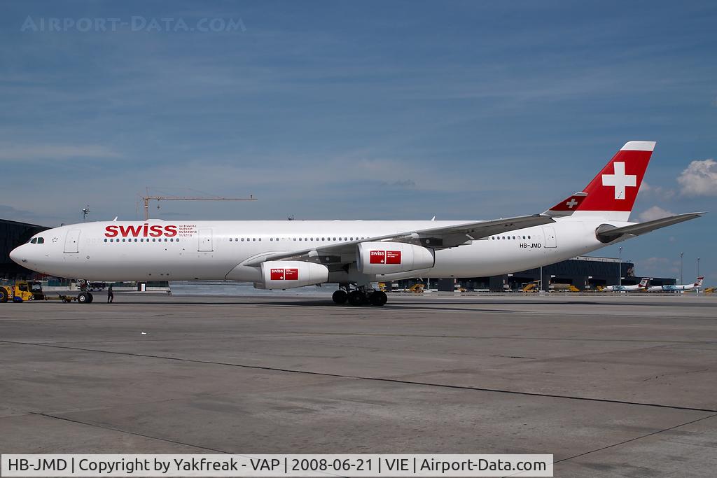 HB-JMD, 2003 Airbus A340-313 C/N 556, Swiss Airbus A340-300