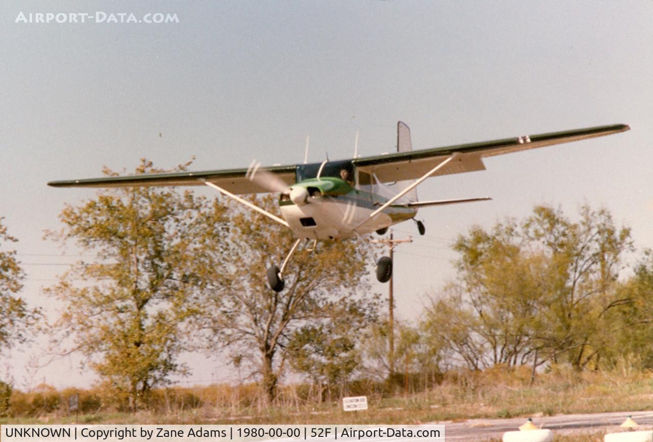 UNKNOWN, , Cessna 180 landing at the former Mangham Airport, North Richland Hills, TX