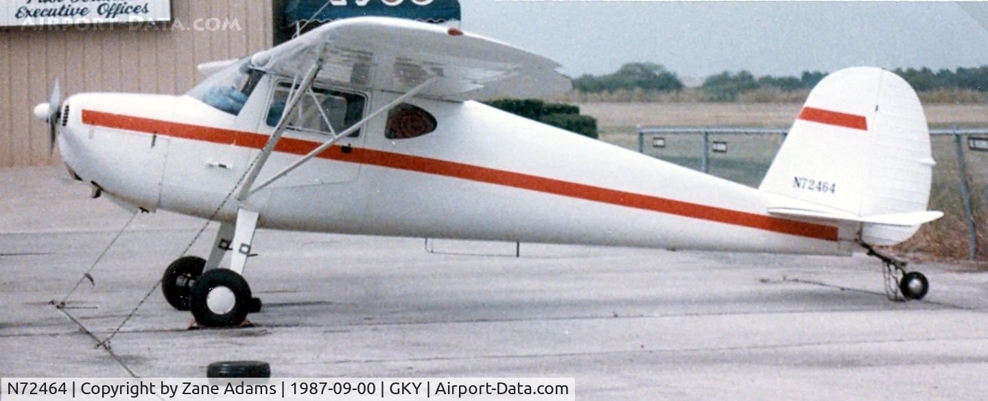 N72464, 1946 Cessna 140 C/N 9629, At Arlington Municipal