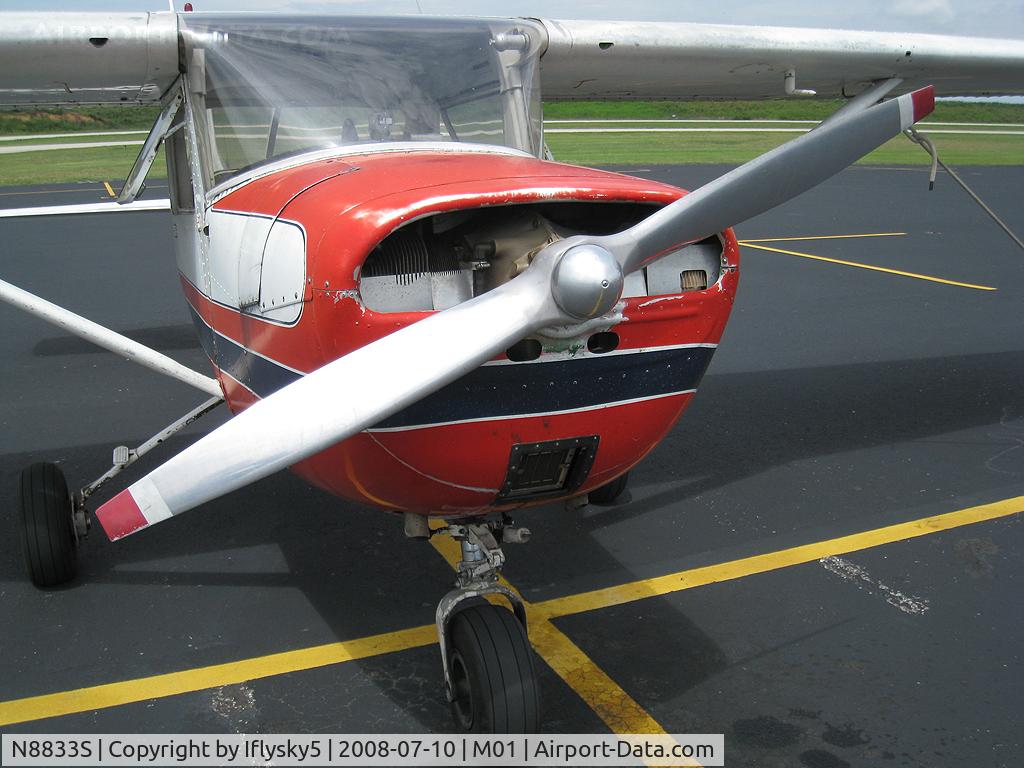 N8833S, 1965 Cessna 150F C/N 15062133, N8833S CESSNA 150F Prop detail