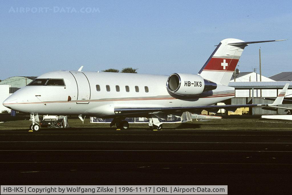 HB-IKS, 1989 Canadair Challenger 601-3A (CL-600-2B16) C/N 5042, visitor