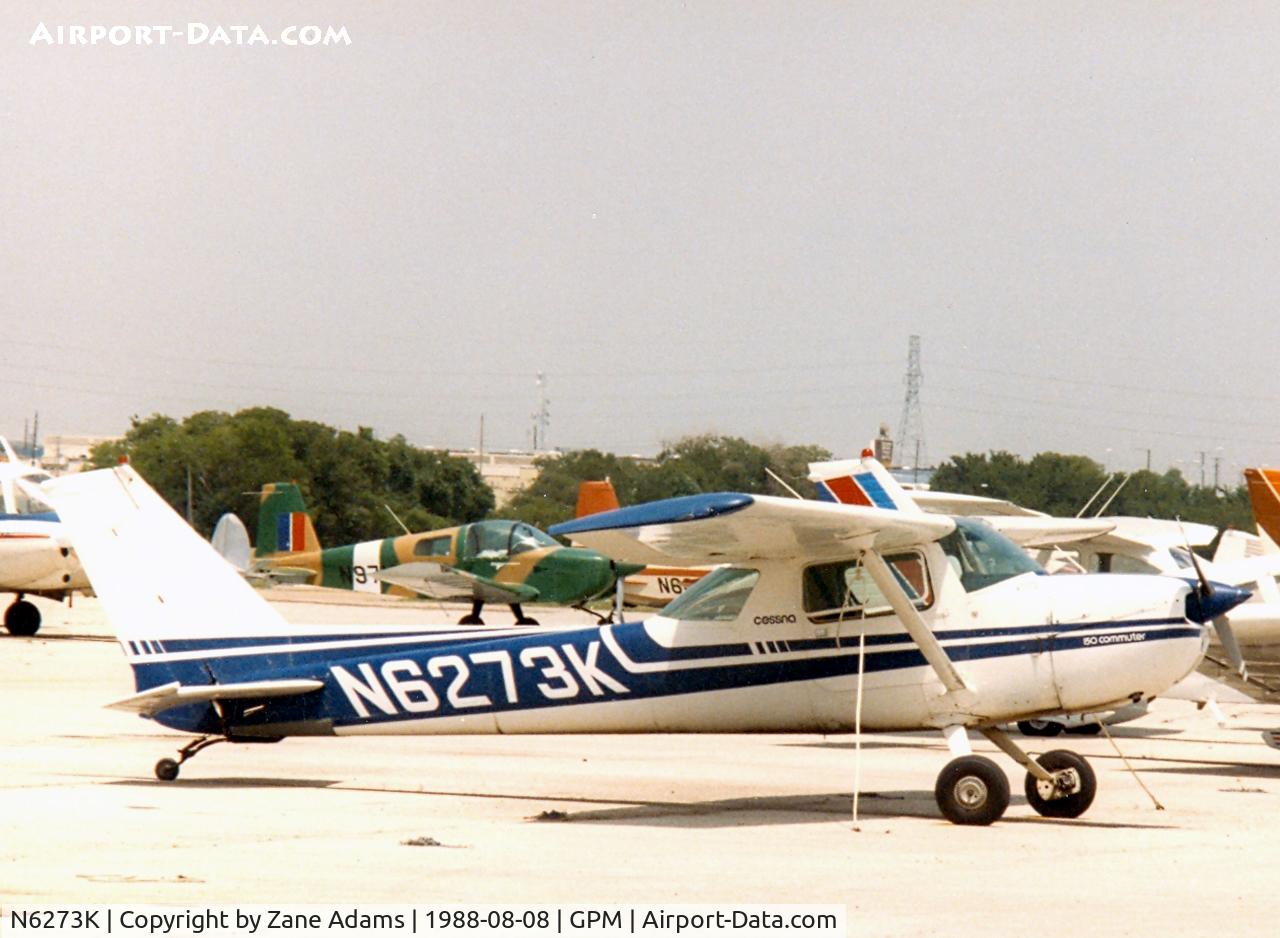 N6273K, 1975 Cessna 150M C/N 15077620, At Grand Prairie Municipal