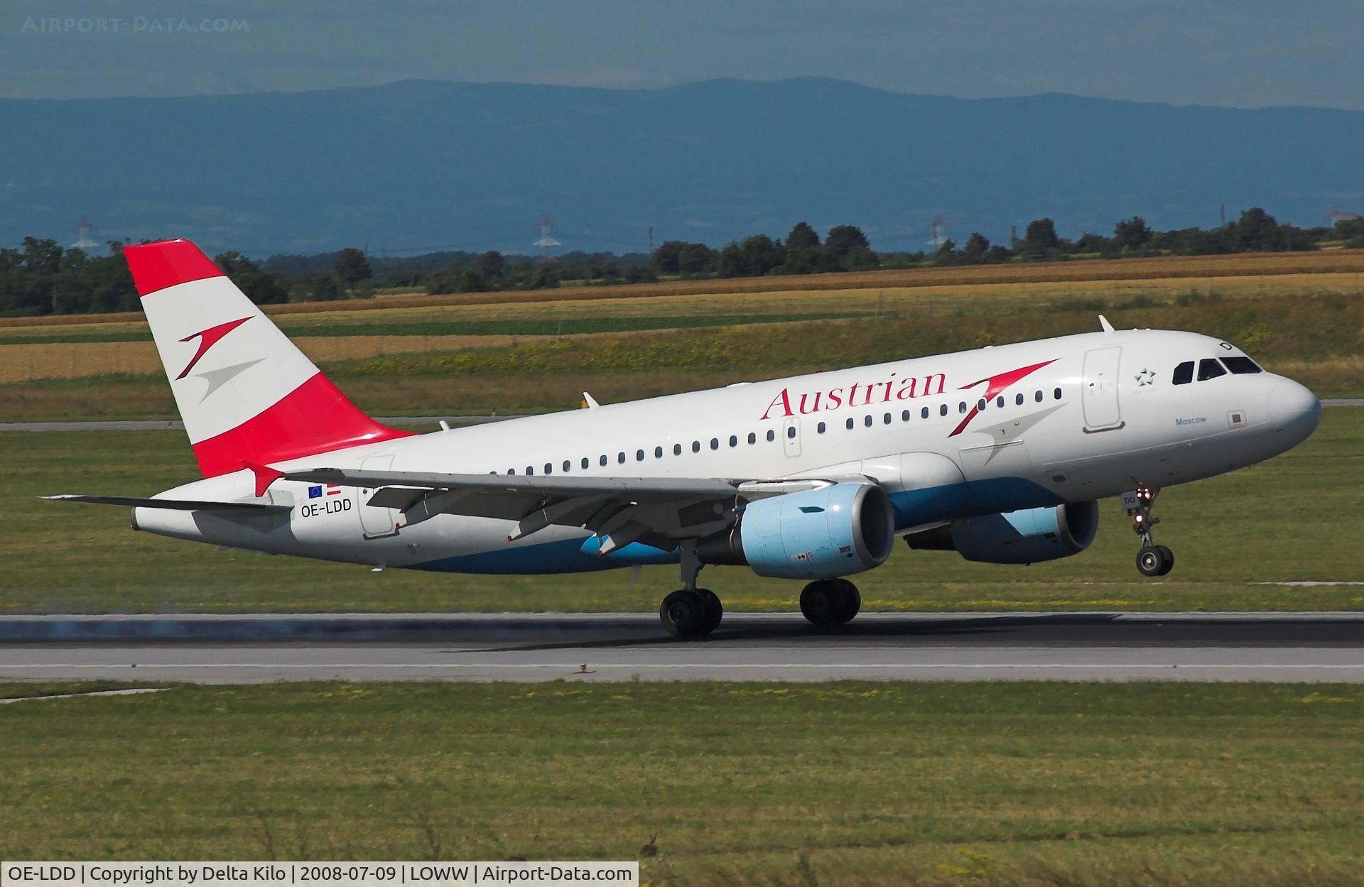 OE-LDD, 2005 Airbus A319-112 C/N 2416, AUSTRIAN