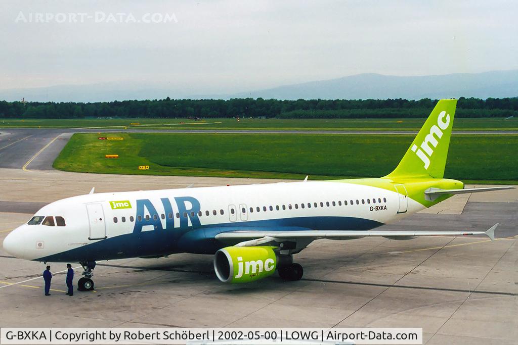 G-BXKA, 1997 Airbus A320-214 C/N 714, Grand Prix traffic