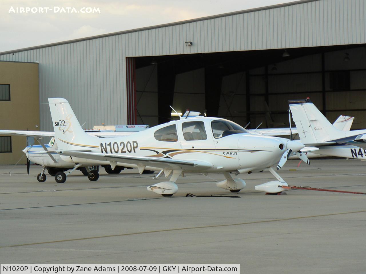 N1020P, 2005 Cirrus SR22 G2 C/N 1445, At Arlington Municipal